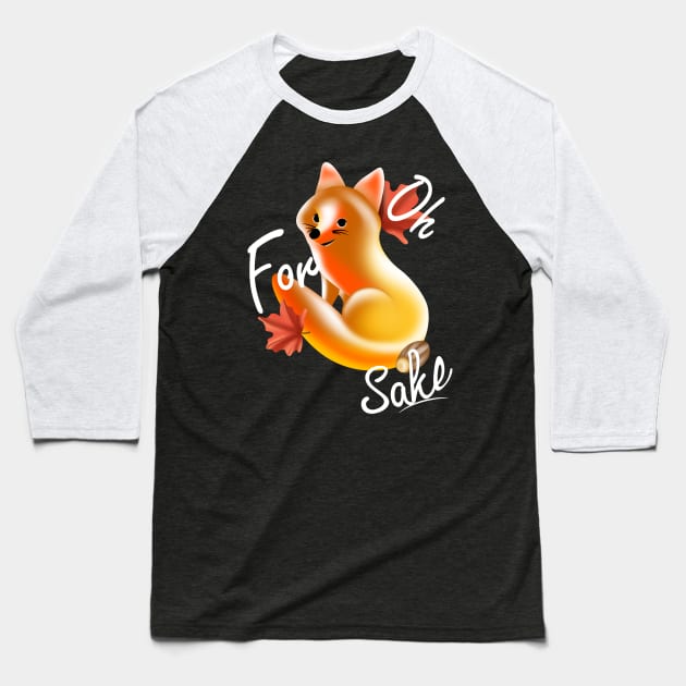 For fox sake Baseball T-Shirt by AdishPr